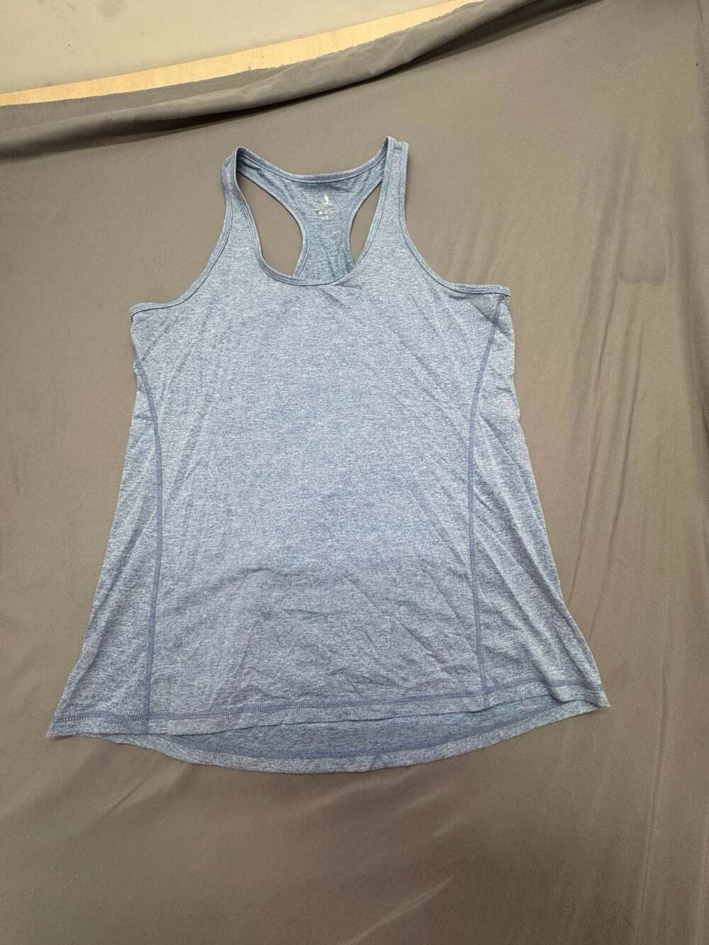 Icyzone Athletic Tank Top Size XXL Blue Heather Racerback Yoga Gym